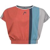 Head Racket Padel Crop T-shirt Met Korte Mouwen