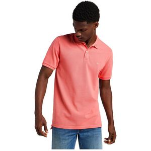Lee Garment Dye Short Sleeve Polo Oranje L / Regular Man