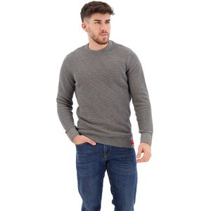 Superdry Textured Crew Neck Sweater Grijs XL Man