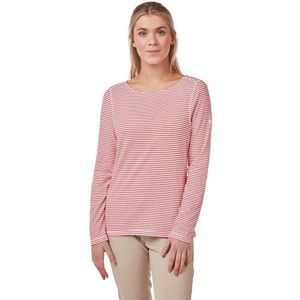 Craghoppers Nosilife Erin Long Sleeve T-shirt Roze 18 Vrouw