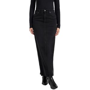 Dames spijkerrok Lee Back Slit Maxi