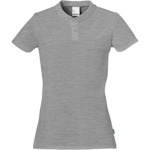 Uhlsport - Damen Essential Polo Shirt - Donkergrijs Melange - T-shirt