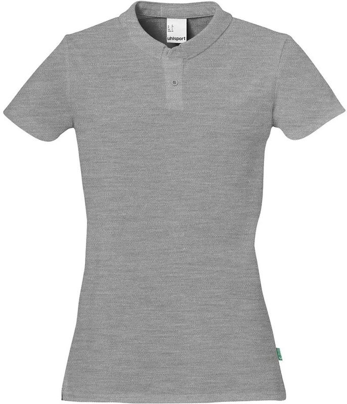 Uhlsport - Damen Essential Polo Shirt - Donkergrijs Melange - T-shirt