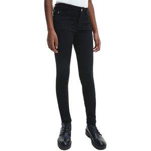 Calvin Klein Jeans Skinny Clean Black Stretch Jeans Zwart 16 Years Meisje
