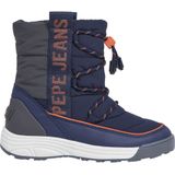 Pepe Jeansvoor vrouwen/meisjes. PBS500001 Jarvis Waterval Enkellaarsjes marine (32), Plat, Veters, Casual, Marineblauw, kinderkleding