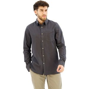 ECOALFvoor mannen. MCMGASRERNES0157S24-303 Ernesto grijs shirt (M), Casual, Lange mouwen, Biologisch katoen, Duurzaam