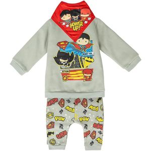 Cerda Group Cotton Brushed Justice League Baby Trainingspak 3 Stukken