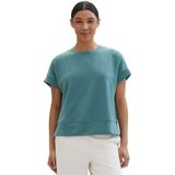 Tom Tailor Boxy Scuba T-shirt Met Korte Mouwen