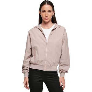 Build Your Brand Crinkle Batwing Jas