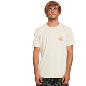 Quiksilver Clean Circle Ss Short Sleeve T-shirt Beige L Man