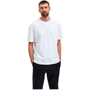 Selected Loose Truman Short Sleeve T-shirt Wit 2XL Man