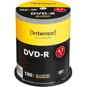 Intenso 4101156 4.7gb Dvd-r 100 Eenheden Gerenoveerd