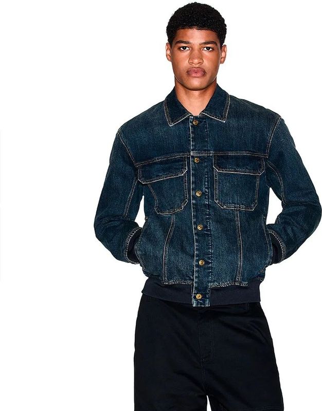 AIX Armani Exchange - XM001955AF15833MB001 - Spijkerjasje - Blauw - Casual - Katoen - Denim