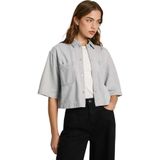 Pepe Jeans - Elle Cloud - Katoenen Blouse - Met Wolkenprint