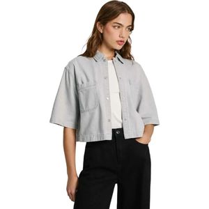 Pepe Jeans - Elle Cloud - Katoenen Blouse - Met Wolkenprint