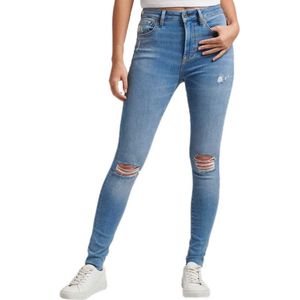 Superdry Vintage High Rise Skinny Jeans Blauw 24 / 32 Vrouw