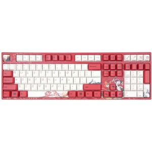 Varmilo VEA108 Koi - Gamingtoetsenbord - Rood Wit Zwart