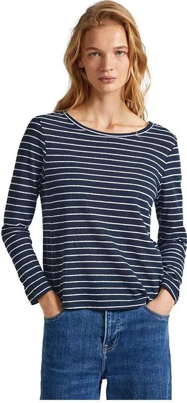 Pepe Jeans - Jade - T-shirt - Met Lange Mouwen - Gestreept