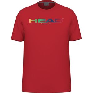 Head Racket Rainbow T-shirt Met Korte Mouwen