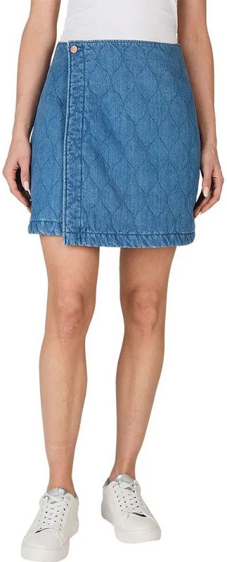 Pepe Jeansvoor vrouwen. PL901163 Mini Hw gewatteerde rok blauw (L), Casual, Katoen, Duurzaam