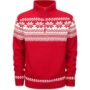 Brandit Troyer Norweger High Neck Sweater Rood 5XL Man