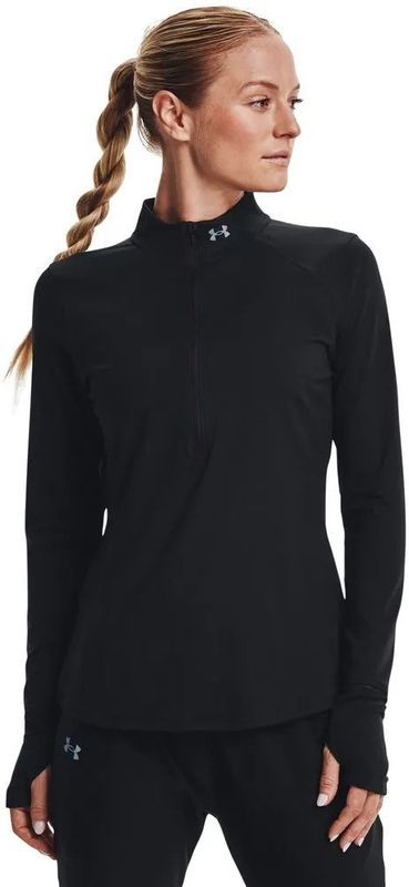 Under Armour - Qualifier Run 2.0 - Sweatshirt - Zwart - Polyester