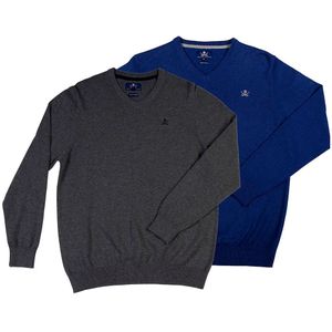 The Time Of Bocha Qi1pk.je-8 Trui Met V-hals 2 Eenheden