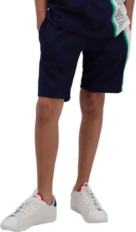 Le Coq Sportif - Saison Regular N°1 - Kinder Shorts - Katoen/Polyester - Goede Pasvorm