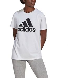 adidas - Essentials Logo - T-shirt - Wit - Katoen - Losse Pasvorm