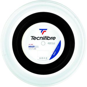 Tecnifibre Multifeel 200 M Tennis Reel String Zwart 1.30 mm