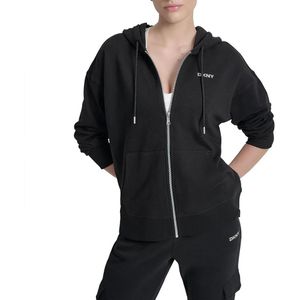 Dkny Mini Stud Logo Sweatshirt Met Rits