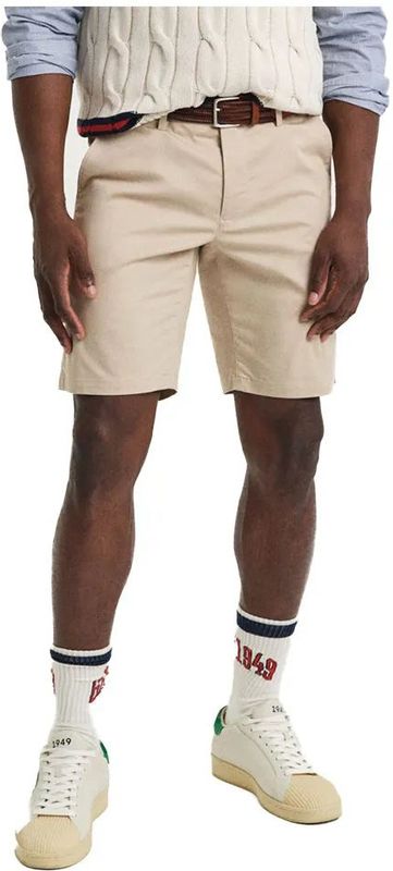 GANT - 205068 - Slim Fit Sport Short - Beige - Casual - Katoen - Duurzaam