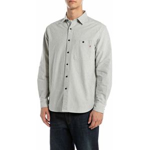 Replay - M4144.000.52810 - Overhemd - Gestreept - Katoen Oxford