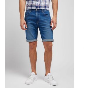 Lee 5 Pocket Regular Fit Denim Shorts Blauw 30 Man