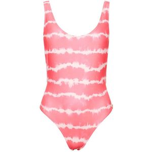 Superdry Code Tie Dye Swimsuit Roze S Vrouw