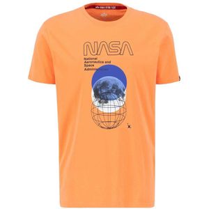 Alpha Industries Nasa Orbit T Short Sleeve T-shirt Oranje M Man