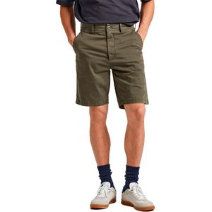 Pepe Jeans Regular Fit Chino Shorts Groen 40 Man