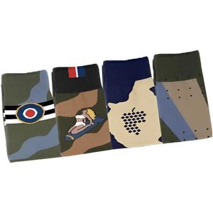 Heel Tread British Icons War Machines Sokken 4 Paren