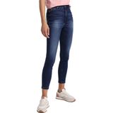 Lois Jeansvoor vrouwen. 201082236 Jeans | Medium Box - Highwaist Skinny Ankle navy (26), Casual, Katoen, Denim, Marineblauw