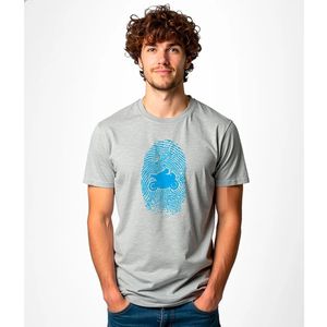 Kruskis Motorbiker Fingerprint Eco T-shirt Met Korte Mouwen