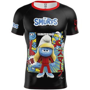 Otso Smurfs Short Sleeve T-shirt Zwart XL Man