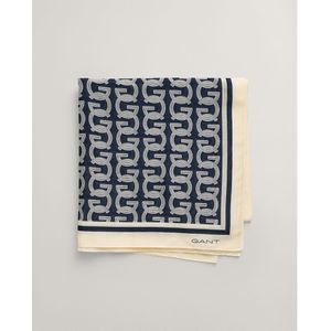 Gant G-pattern Silk Sarong Handkerchief Blauw  Man