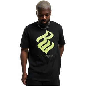 Rocawear Big Logo Short Sleeve T-shirt Zwart S Man