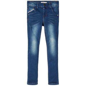 Name It Theo Super Stretch X-slim Fit 2082 Pants Blauw 12 Months