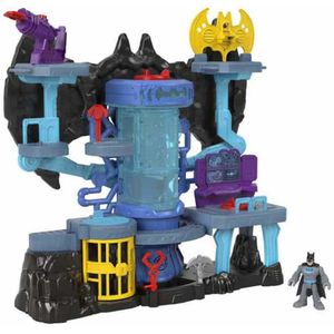 Fisher Price Dc Batcave Bat Tech Toy House With Lights And Sounds For Figures Veelkleurig