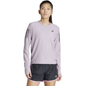 Adidas Own The Run Base Long Sleeve T-shirt Paars XS Vrouw