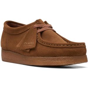Clarks - Wallabee - Suède Schoen - Cola