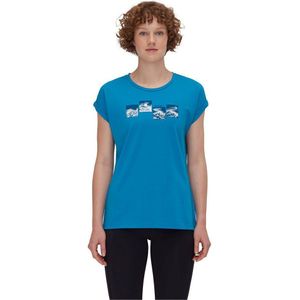 Mammut Mountain Day And Night Short Sleeve T-shirt Blauw S Vrouw