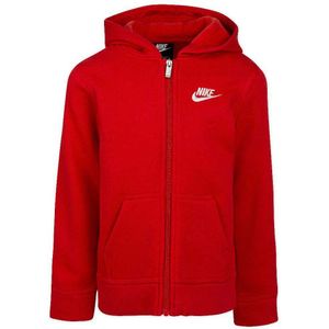 Nike Kids Club Fleece Full Zip Sweatshirt Rood 5-6 Years