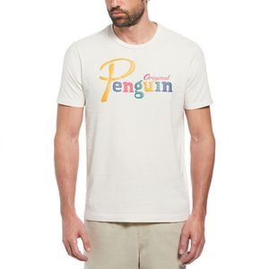 Original Penguin Graphic Logo Short Sleeve T-shirt Wit S Man